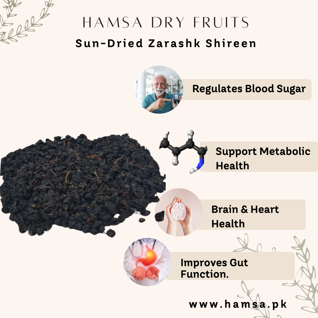 Dried Zarashk Shireen (Black Barberries) - Image 2